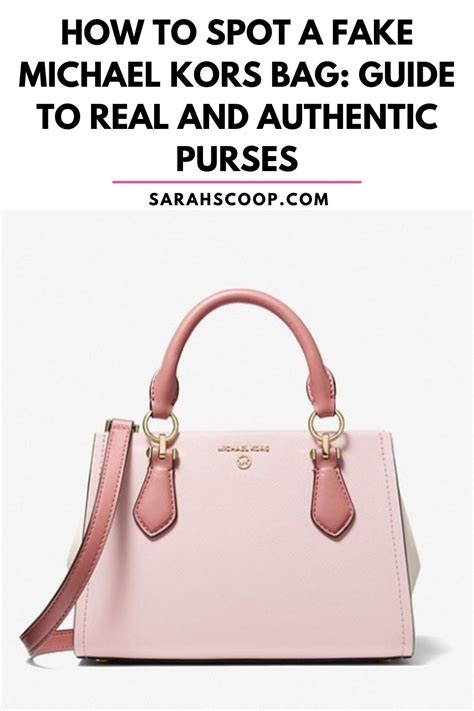 How to Spot an Authentic Michael Kors Purse 